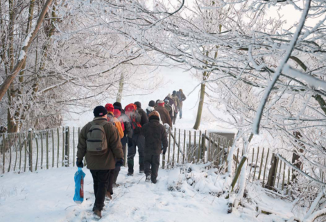 Winterwandeling vanaf ‘Klavertje Vier’