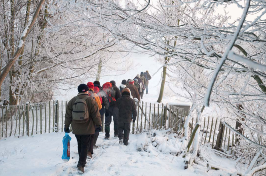 Winterwandeling vanaf ‘Klavertje Vier’