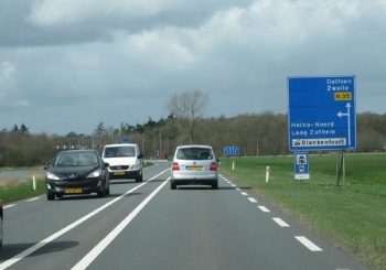 N35 tijdelijk in delen afgesloten