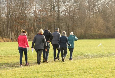 Kerstwandeling Omheining over Dalfser grondgebied