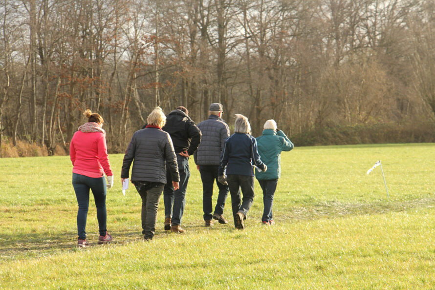 Kerstwandeling Omheining over Dalfser grondgebied