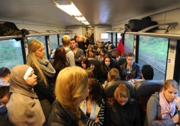 Peter Moorman: Overvolle treinen Raalte – Zwolle v.v.