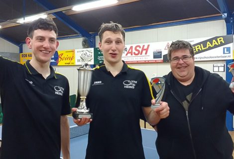 Paul Rouhof clubkampioen Tafeltennisvereniging Heino