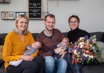 Een bloemetje voor een Fleurissante toekomst van tweeling Mirte en Thije