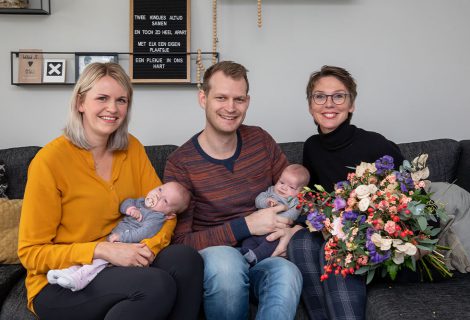 Een bloemetje voor een Fleurissante toekomst van tweeling Mirte en Thije