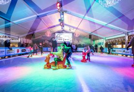 Schaatsen in centrum van Raalte