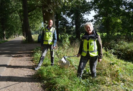 Plandelen door de straten van Heino