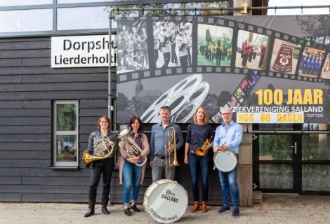 Muziekvereniging Salland viert 100 jaar met jubileumreceptie