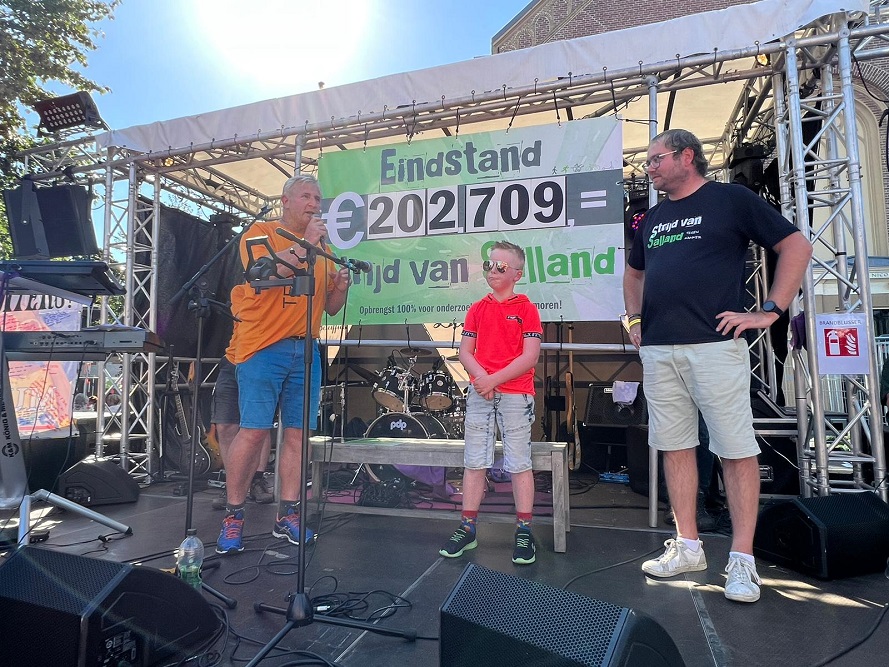 Strijd van Salland haalt recordbedrag op van € 202.709,-