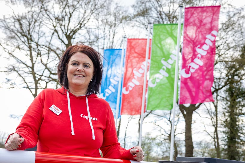 Anita de Kruijff geeft de toon aan bij Capfun Camping Heino