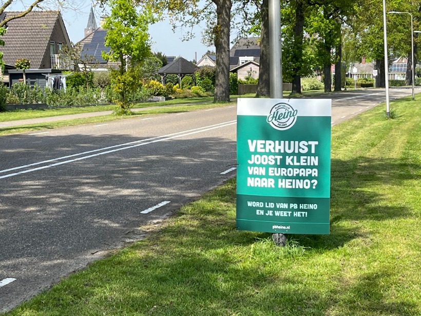 Plaatselijk Belang Heino bezig met ledenwerfactie