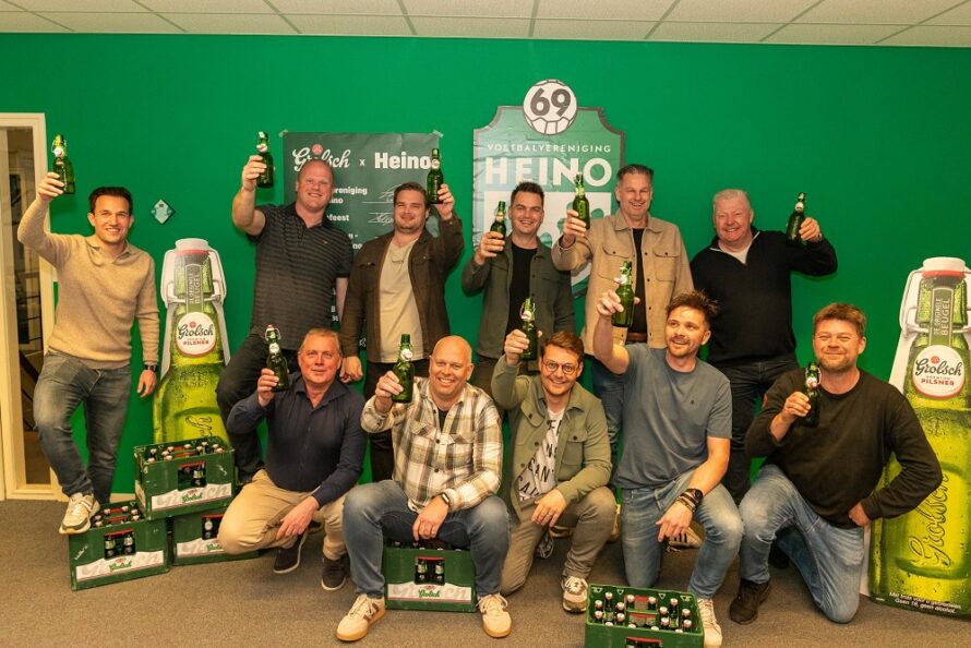 Verenigingsleven Heino en Lierderholthuis gaan samenwerking aan: Grolsch en De Klok worden nieuwe leveranciers dranken