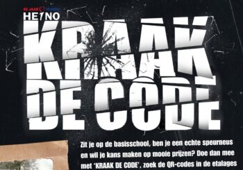 80 jaar vrijheid van start met de etalagespeurtocht 'Kraak de code'
