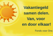 Vakantiegeld samen delen: help mee en geef een ander ook een zomerse dag