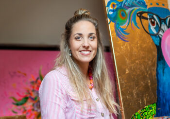 “Het is zo bijzonder om mijn werk aan iemands muur te zien hangen”