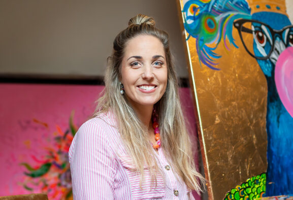 “Het is zo bijzonder om mijn werk aan iemands muur te zien hangen”